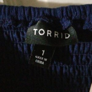 Torrid size 1 blue hi low dress